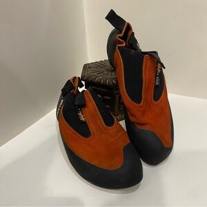 Rock Pillars Orange Unisex Adult Climbing Bouldering Shoes Size 10.5